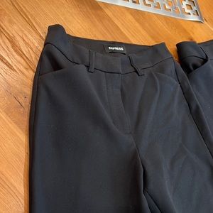 Express skinny stretch black dress pant